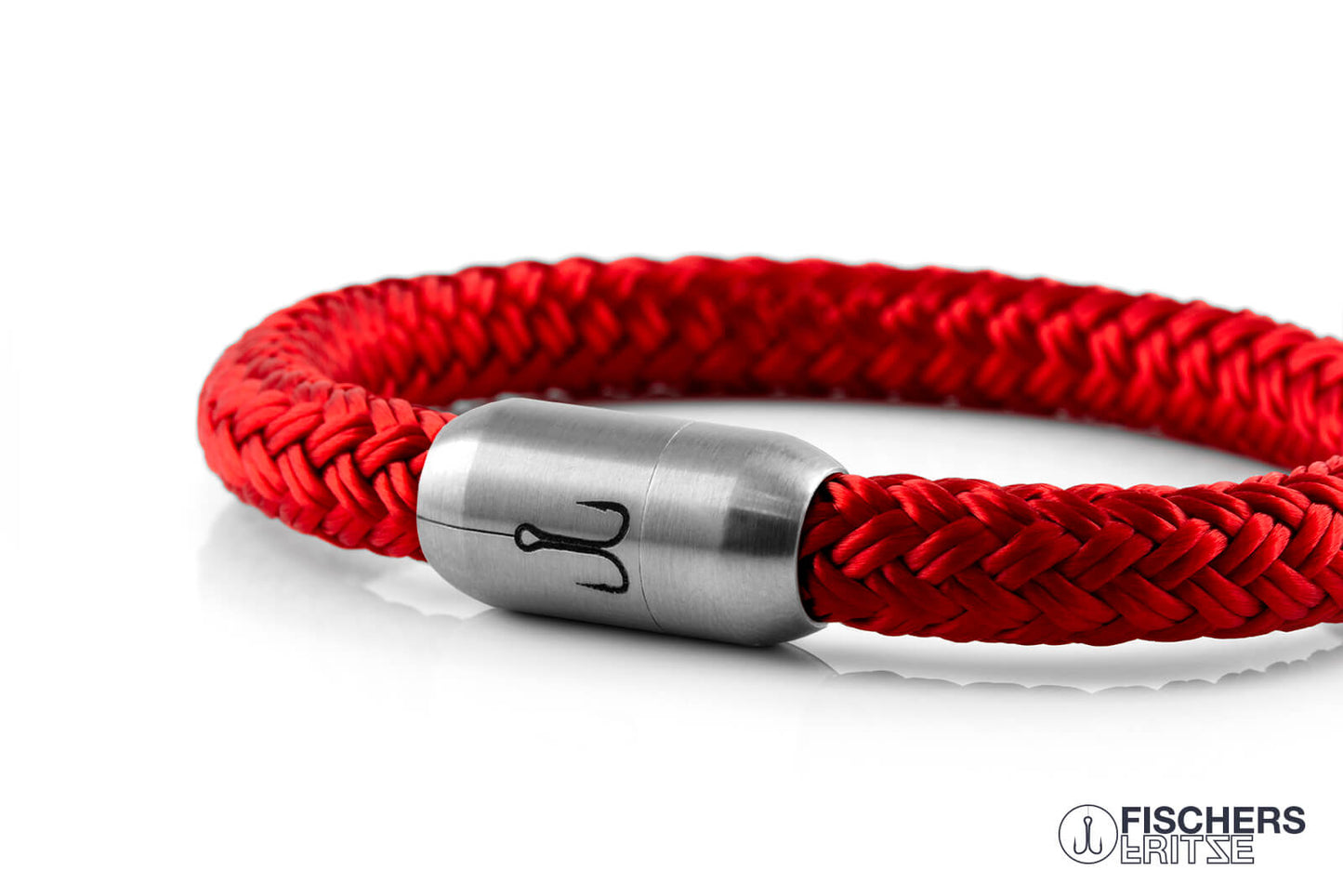 armband fischers fritze makrele rot segeltau detail