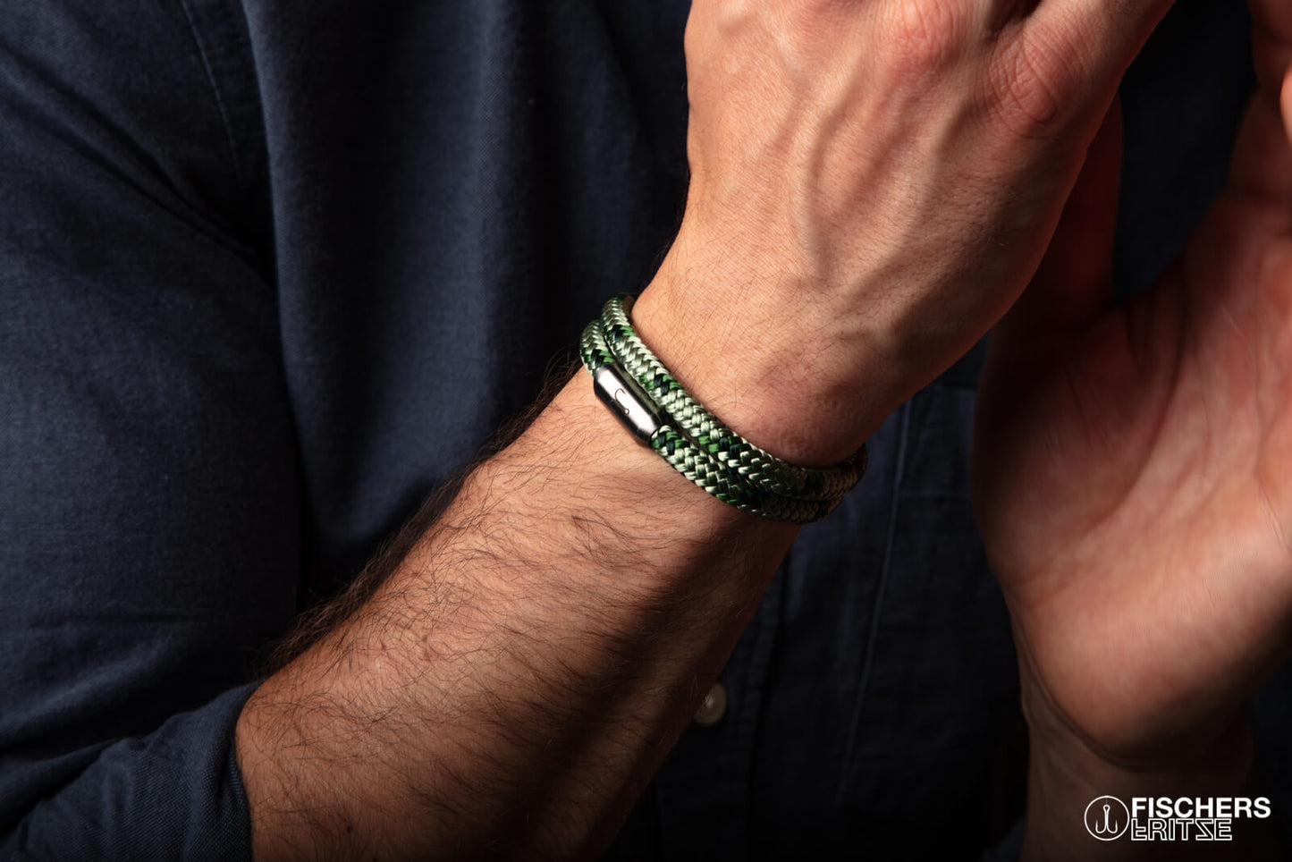 Shrimp Bjarne - Pastel Green Grass Dark Green