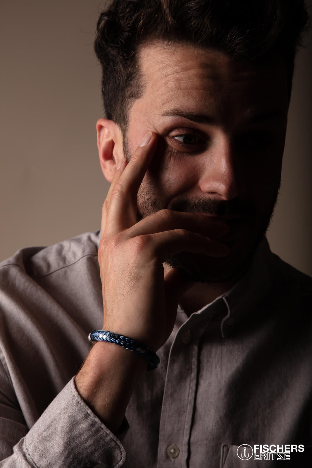 Mackerel Erwin - Pastel Blue Navy/Blue White