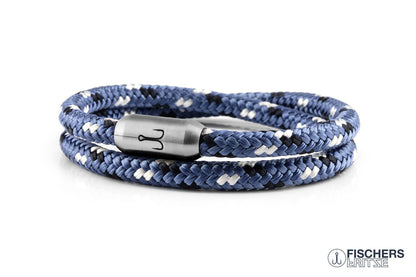 Shrimp Erwin - Pastel Blue Navy Blue White