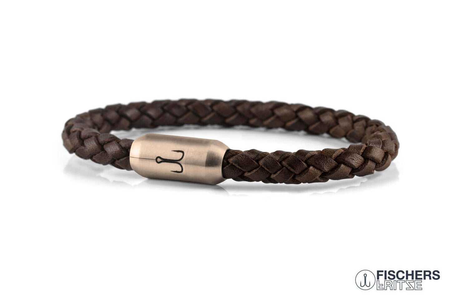 Leather King Crab Felice - Brown Braided