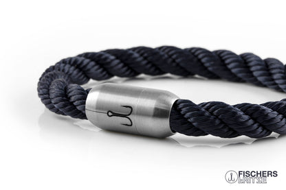 armband fischers fritze makrele marineblau gedreht segeltau maritim