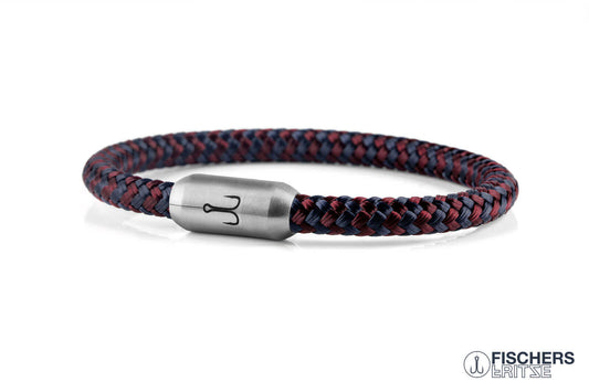 Crab Brunhilde - Navy Blue Dark Red