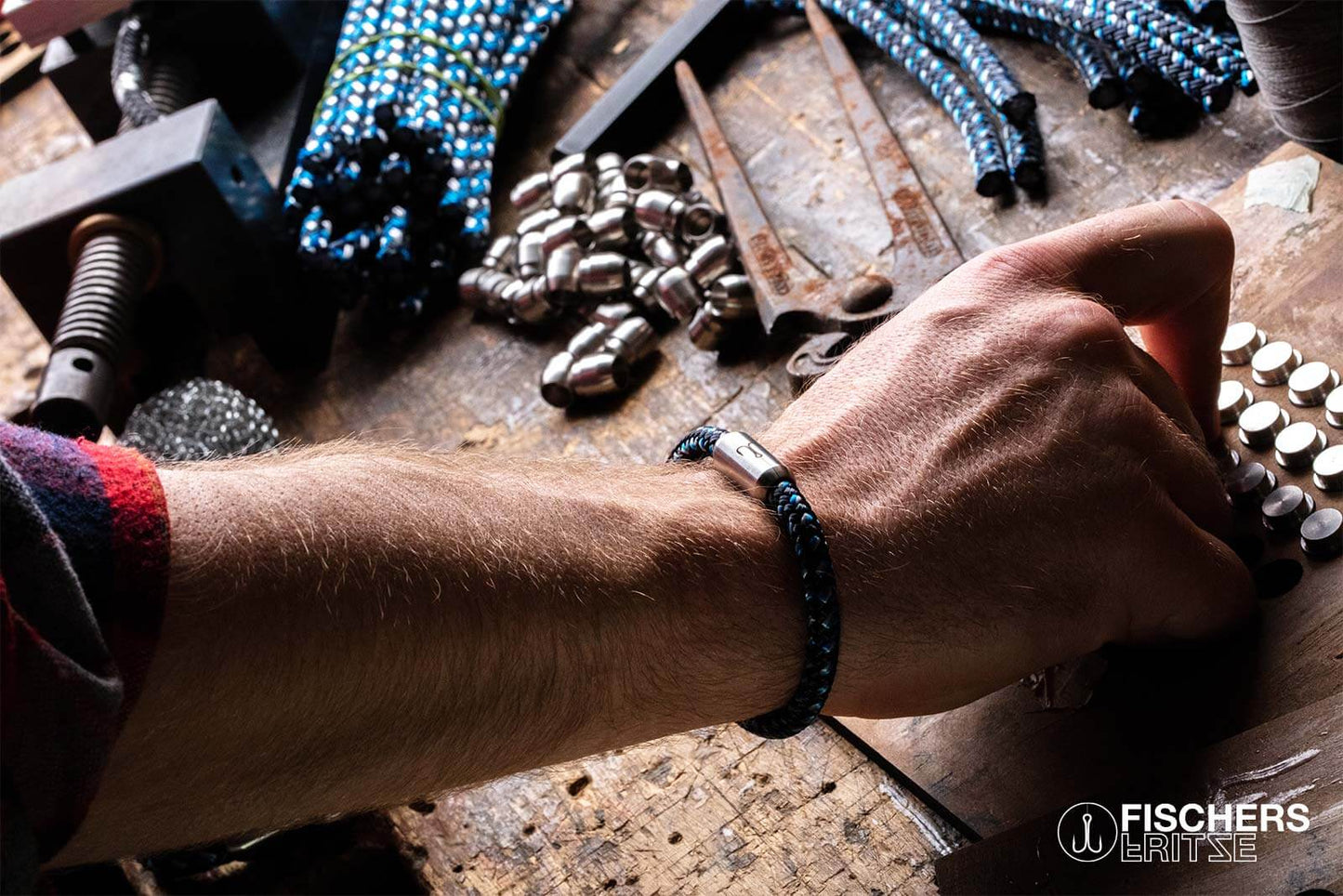 Crab Ferdinanda - Navy Blue Steel Blue Gray