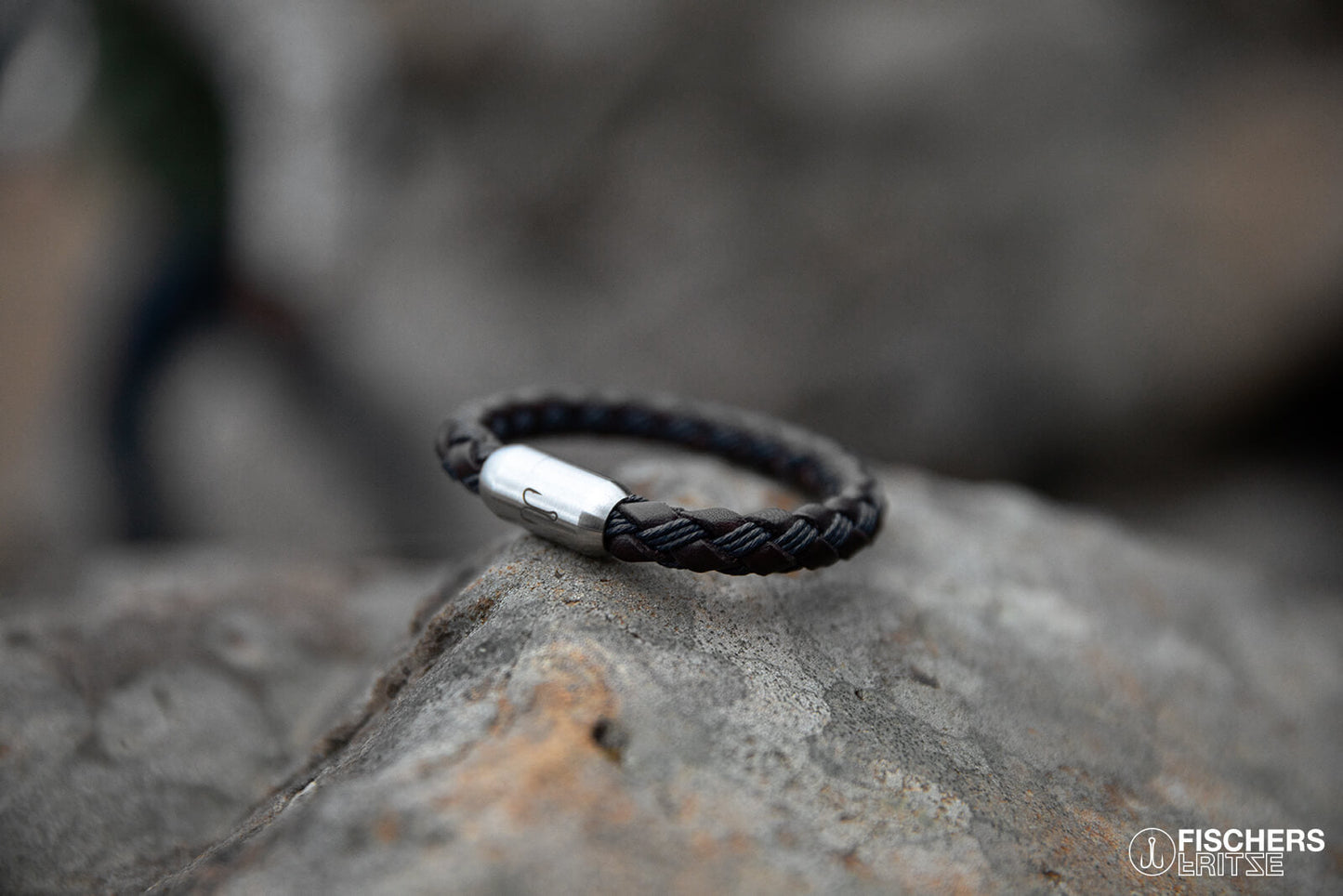 Leather Mackerel Fried - Black Braided