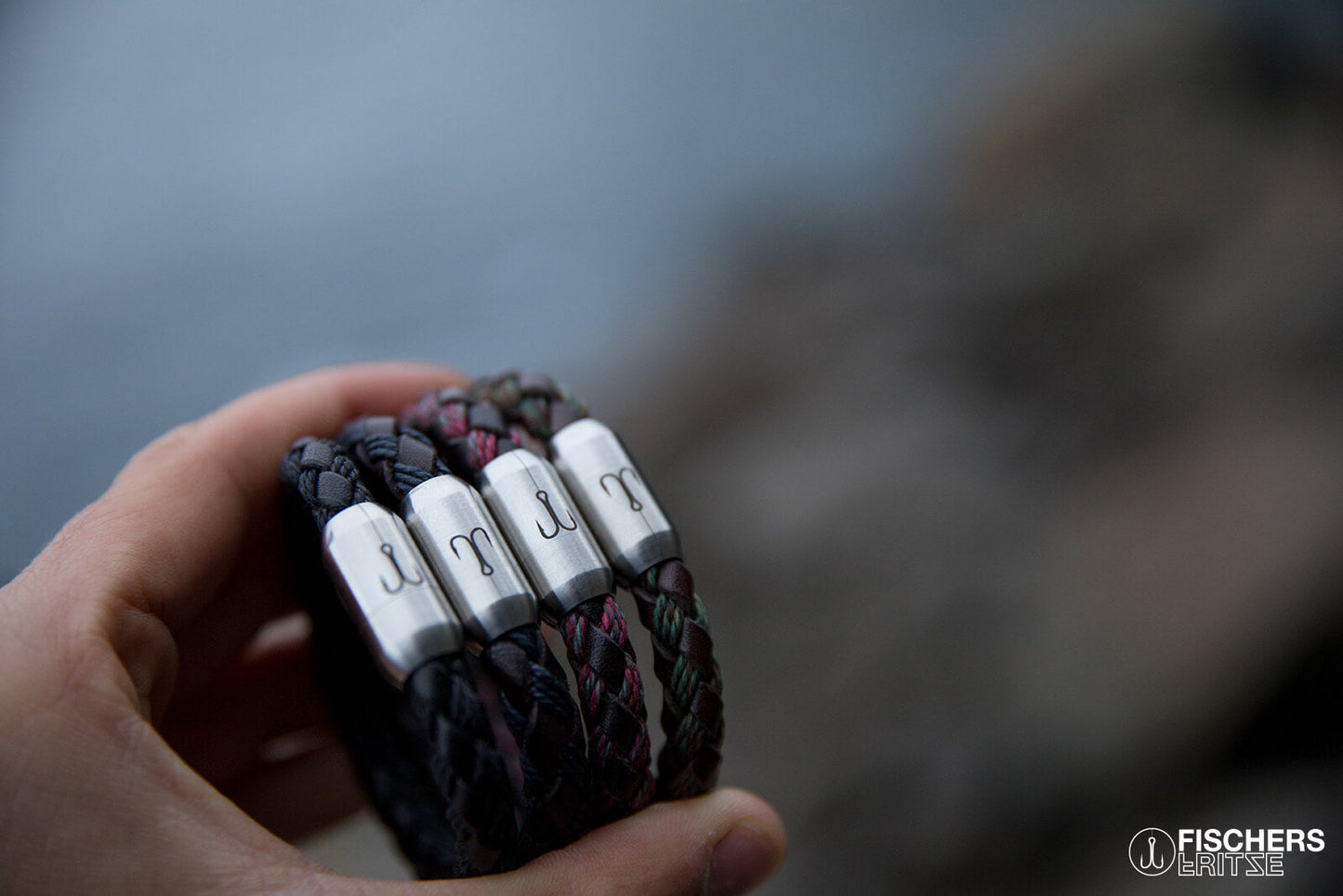 Leather Mackerel Fried - Black Braided