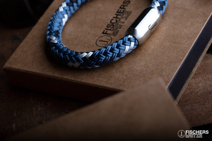 Mackerel Erwin - Pastel Blue Navy/Blue White
