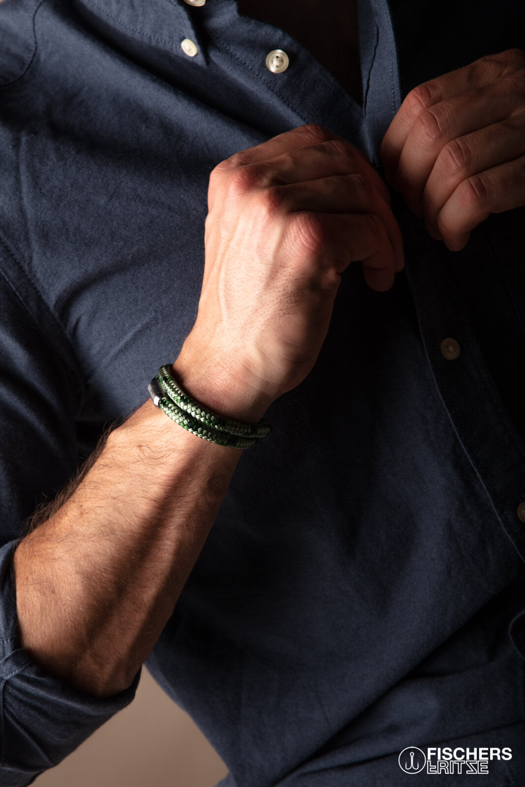 Shrimp Bjarne - Pastel Green Grass Dark Green