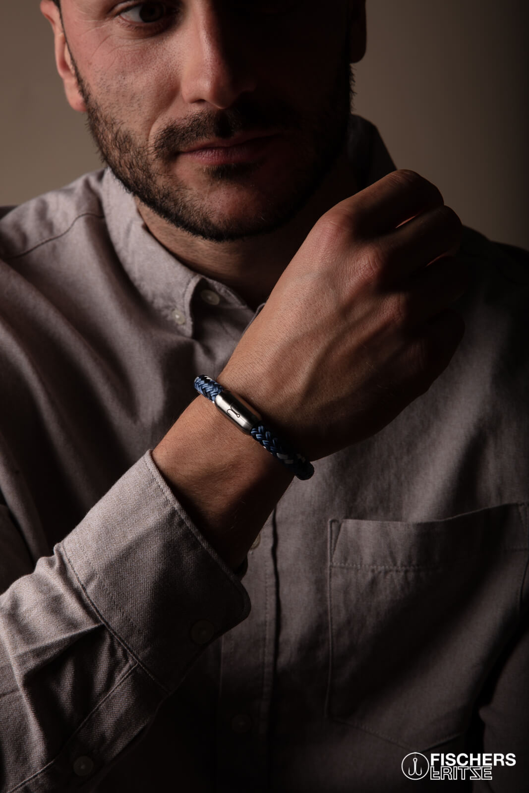 Mackerel Erwin - Pastel Blue Navy/Blue White