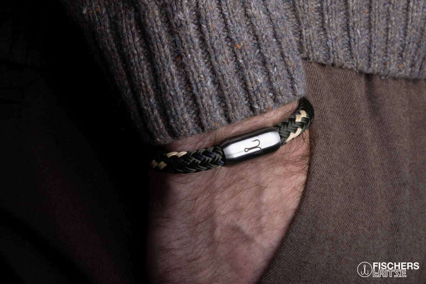 Mackerel Julian - Olive Green Black Nature