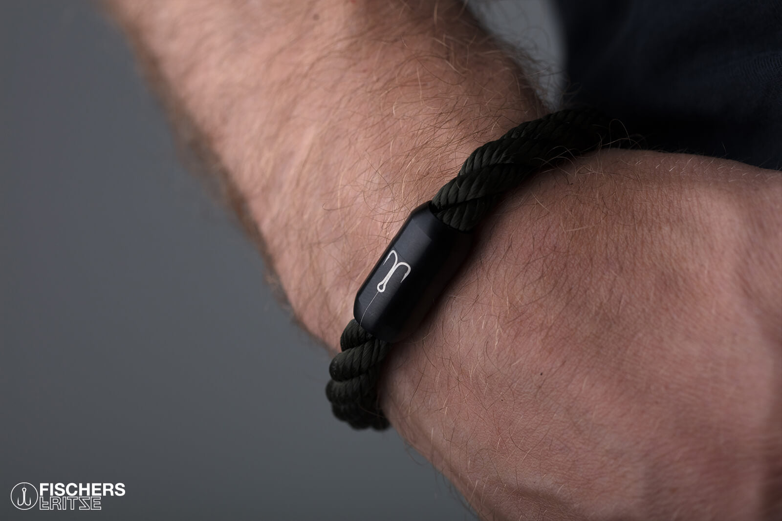 fischers fritze armband torpedomakrele segeltau olivgruen gedreht jakob nah