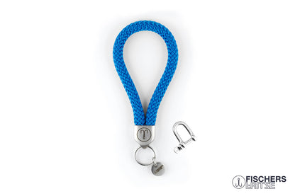 fischers fritze segeltau keychain schluesselanhaenger anker stahlblau